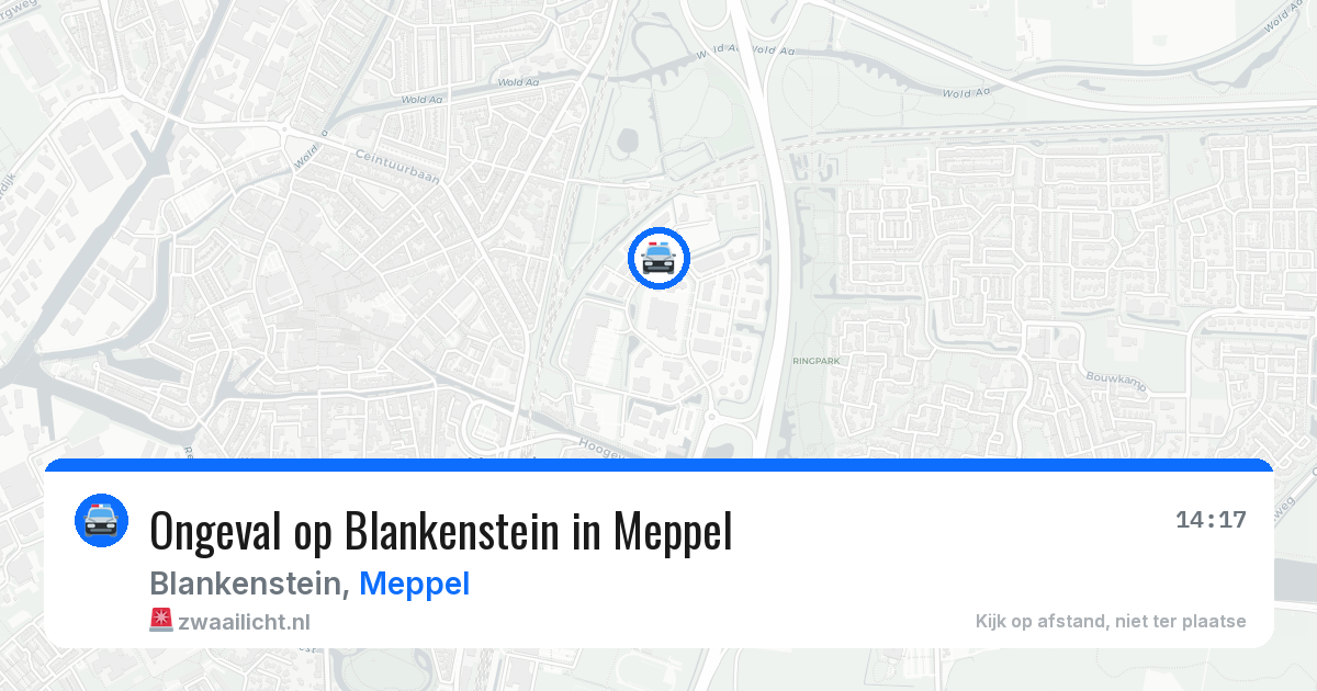 Ongeval op Blankenstein in Meppel — 24 jul 2026