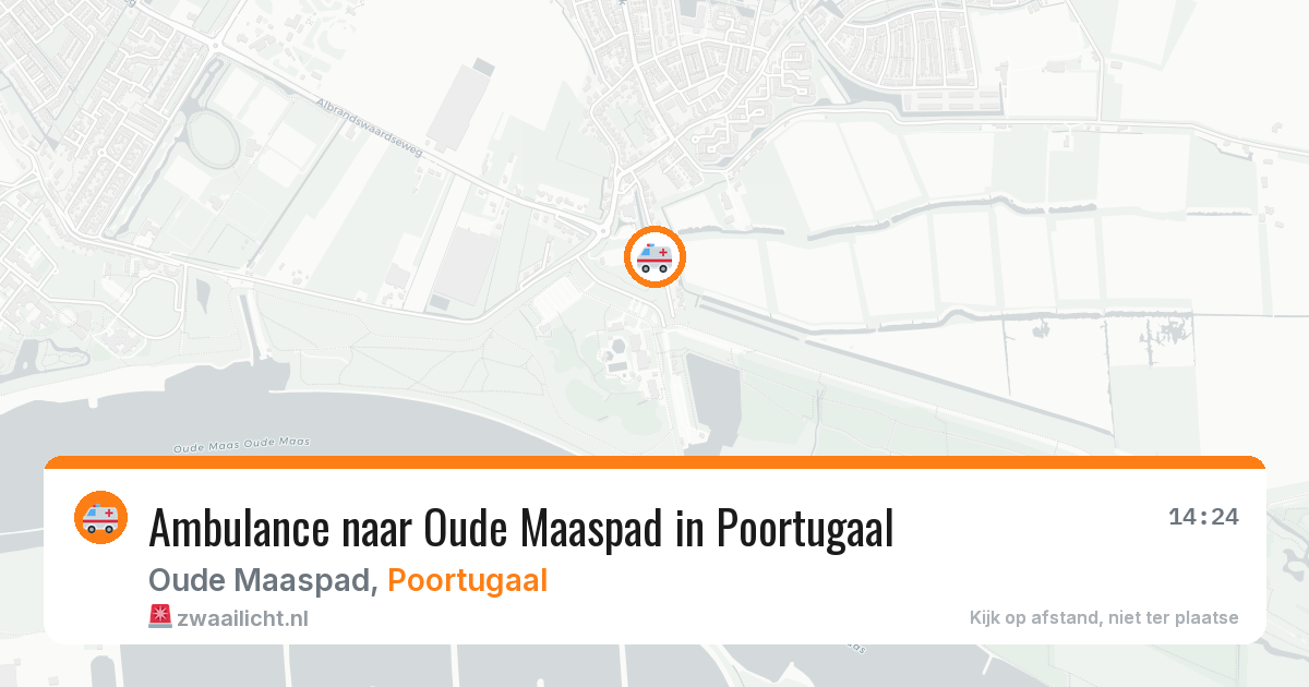 Ambulance naar Oude Maaspad in Poortugaal — 12 jul 2026