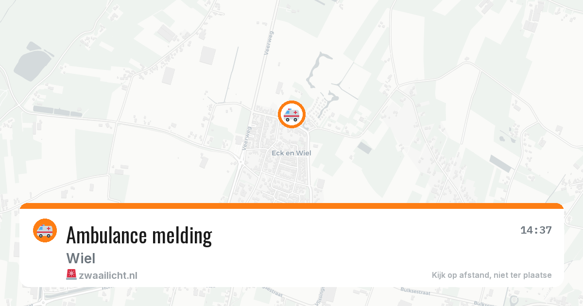 Ambulance melding — 26 jun 2026