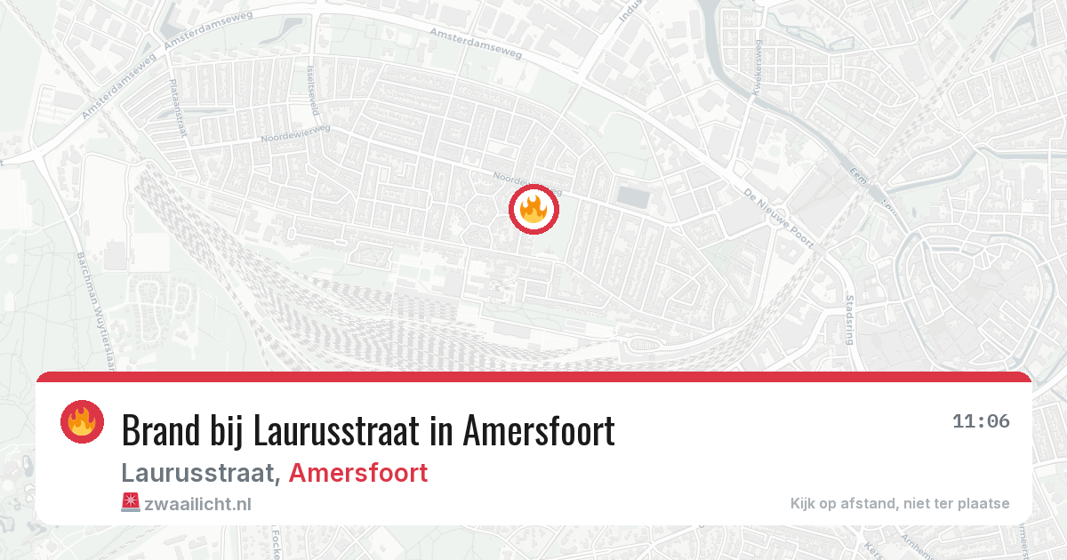 Brand bij Laurusstraat in Amersfoort — 2 jun 2026