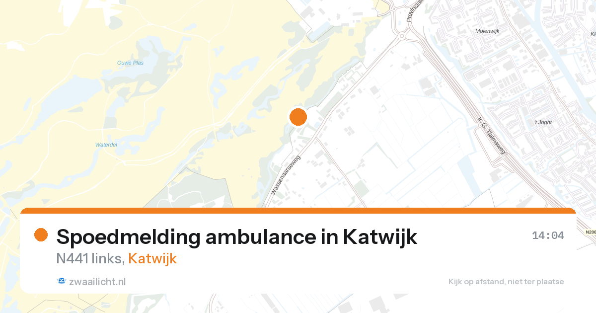 Spoedmelding ambulance in Katwijk — 27 aug 2026