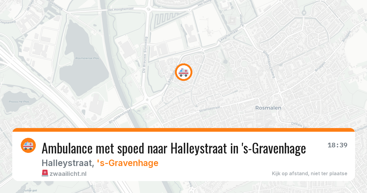 Ambulance met spoed naar Halleystraat in 's-Gravenhage — 31 jan 2026