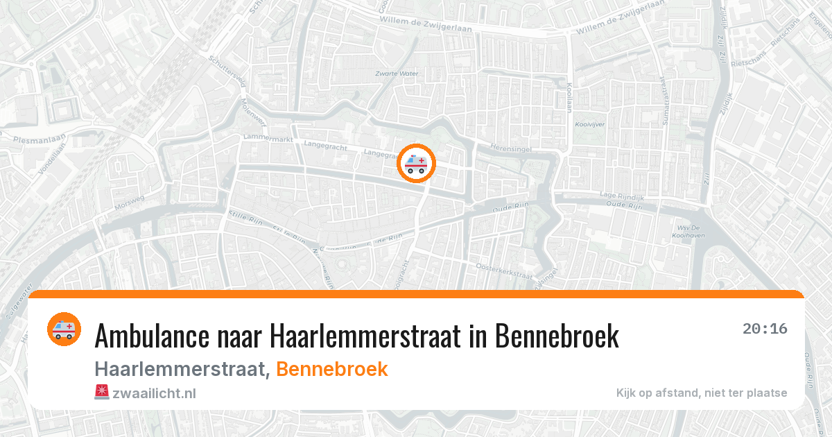 Ambulance naar Haarlemmerstraat in Bennebroek — 2 jul 2026