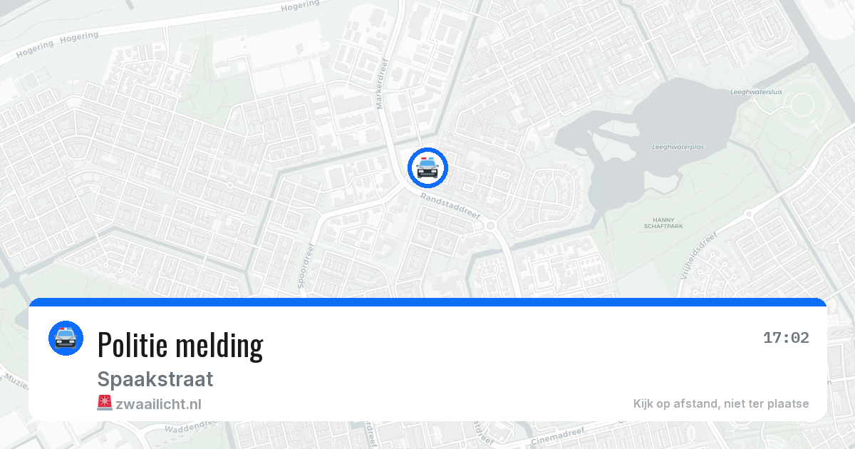 Politie melding — 29 jun 2026