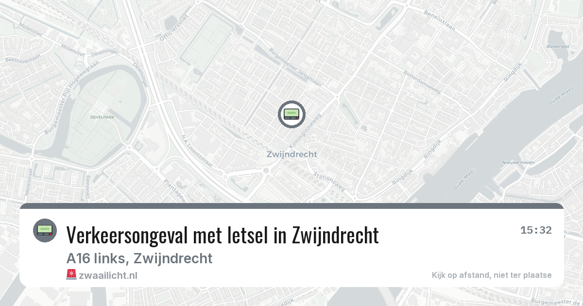Verkeersongeval met letsel in Zwijndrecht — 4 mrt 2026