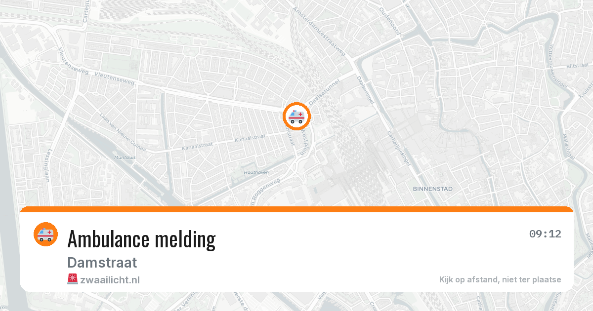 Ambulance melding — 7 jul 2026