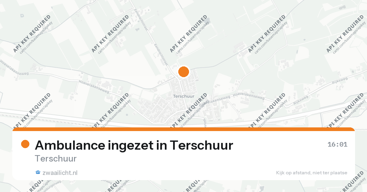 Ambulance ingezet in Terschuur — 31 jan 2026