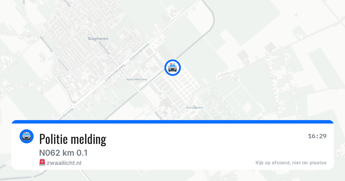 Politie melding — 19 jun 2026