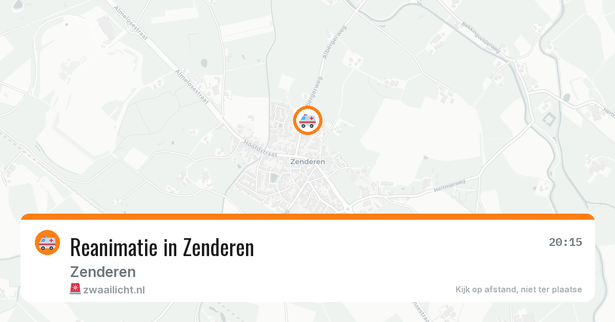 Reanimatie in Zenderen — 9 mei 2026