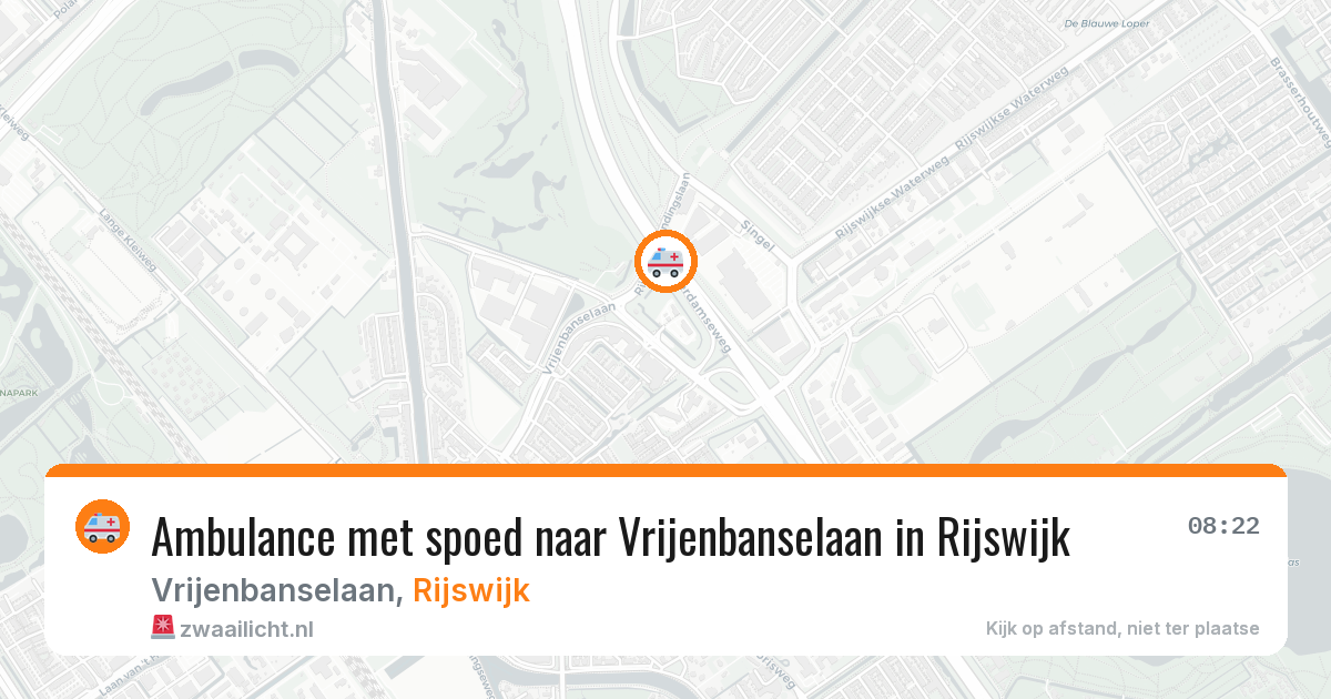 Ambulance met spoed naar Vrijenbanselaan in Rijswijk — 2 jun 2026