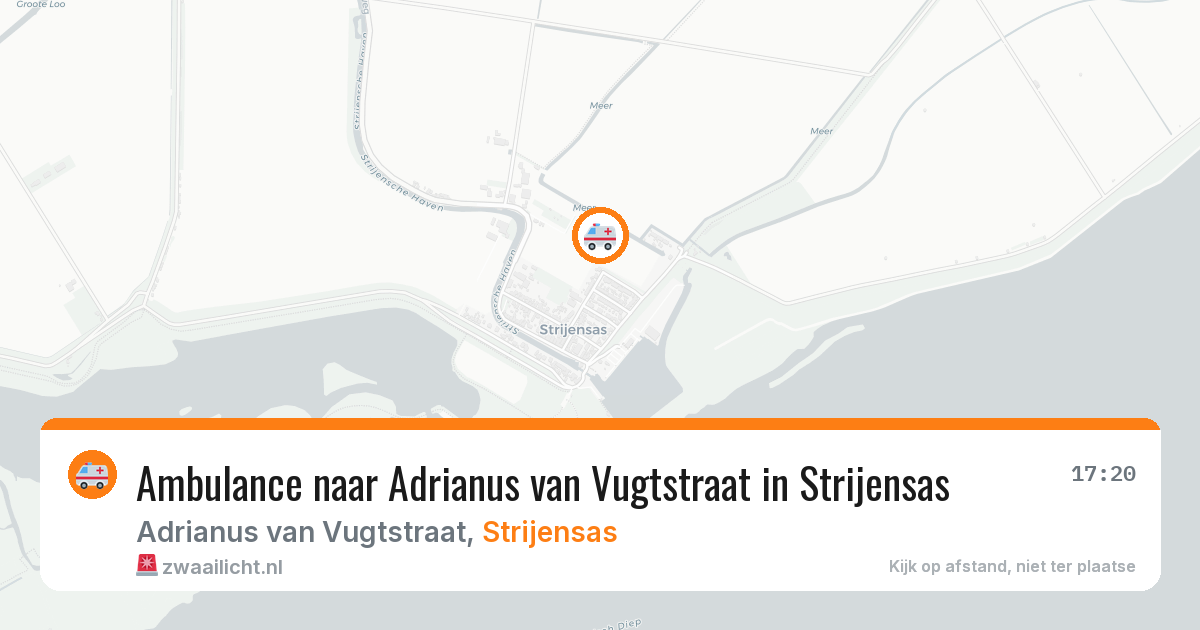 Ambulance naar Adrianus van Vugtstraat in Strijensas — 29 jan 2026