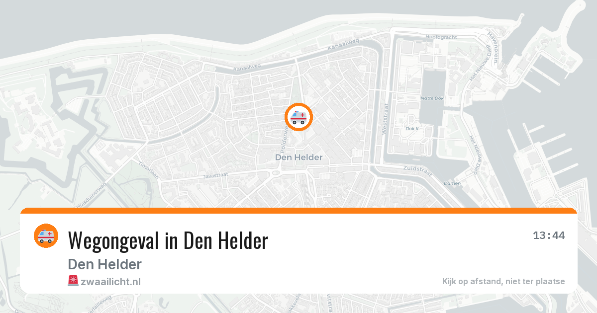 Wegongeval in Den Helder — 2 mrt 2026