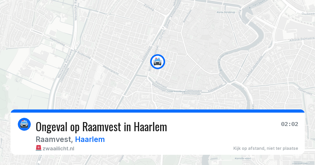 Ongeval op Raamvest in Haarlem — 11 jun 2026