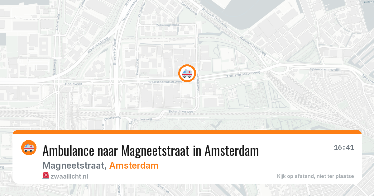 Ambulance naar Magneetstraat in Amsterdam — 3 jul 2026