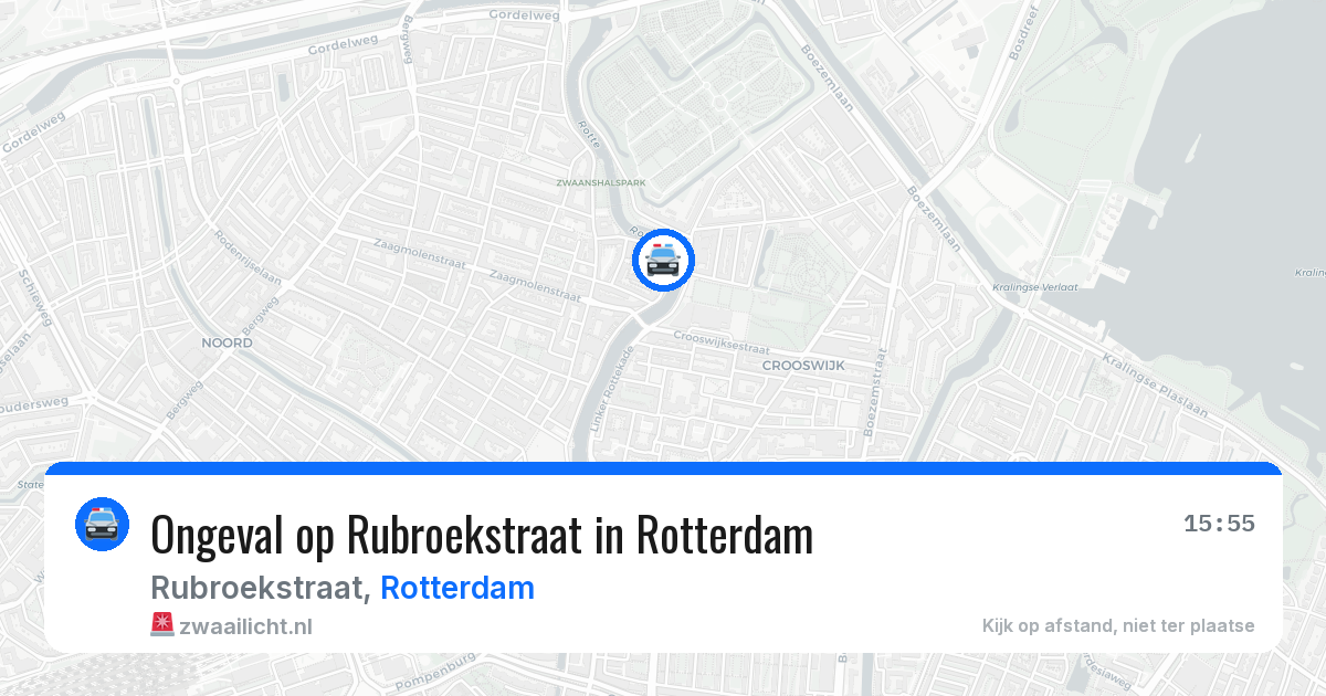 Ongeval op Rubroekstraat in Rotterdam — 19 jun 2026