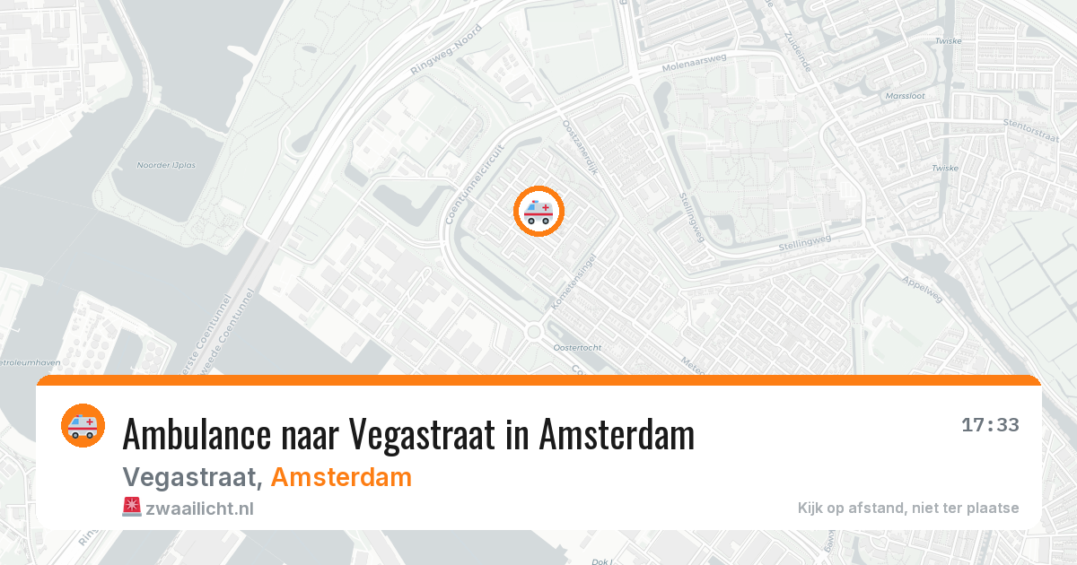 Ambulance naar Vegastraat in Amsterdam — 15 jul 2026