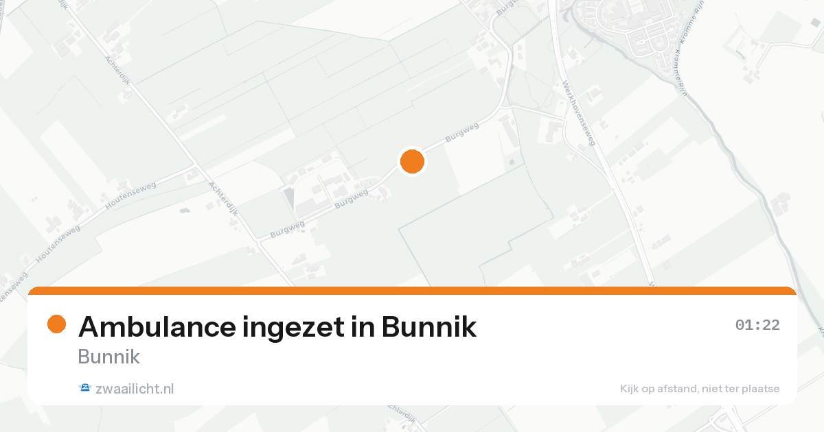 Ambulance ingezet in Bunnik — 8 feb 2026