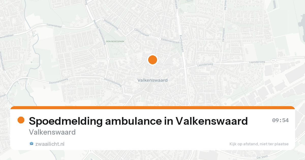 Spoedmelding ambulance in Valkenswaard — 8 feb 2026