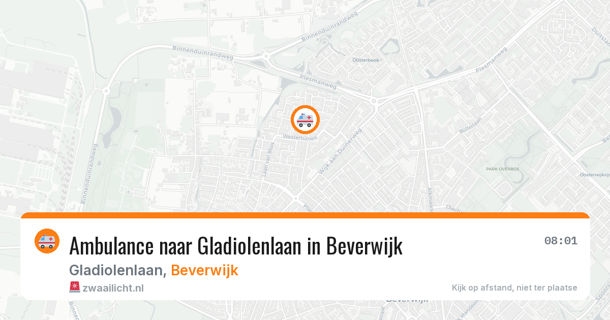 Ambulance naar Gladiolenlaan in Beverwijk — 12 jun 2026