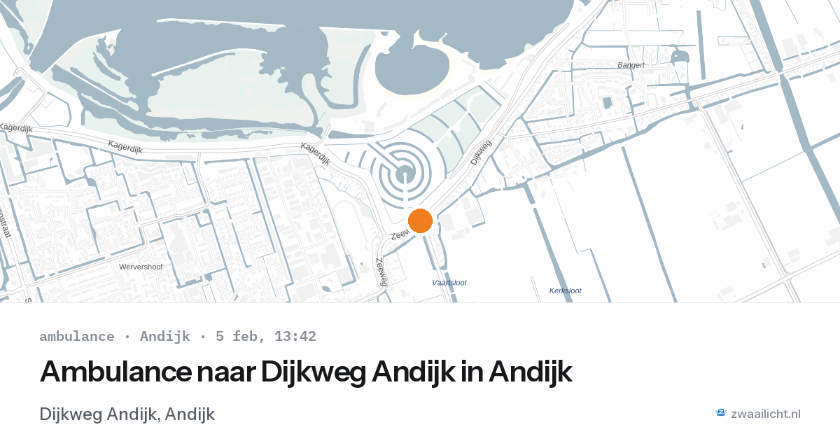 Ambulance naar Dijkweg Andijk in Andijk — 5 feb 2026