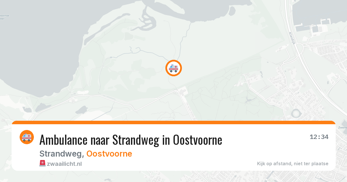 Ambulance naar Strandweg in Oostvoorne — 8 feb 2026
