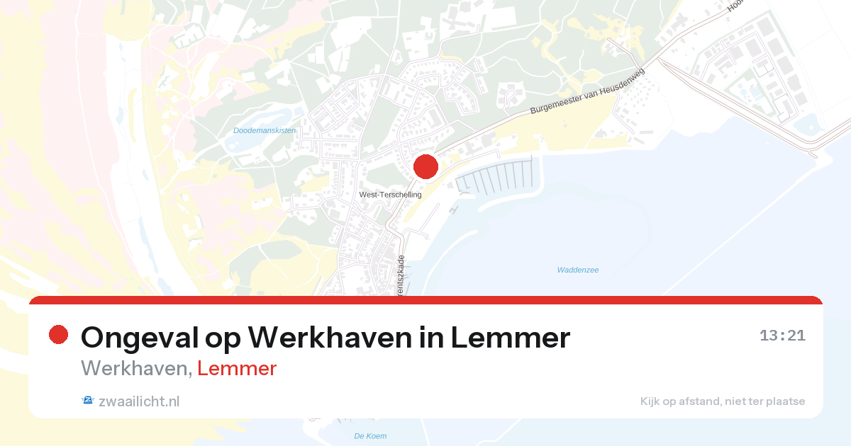 Ongeval op Werkhaven in Lemmer — 23 aug 2026