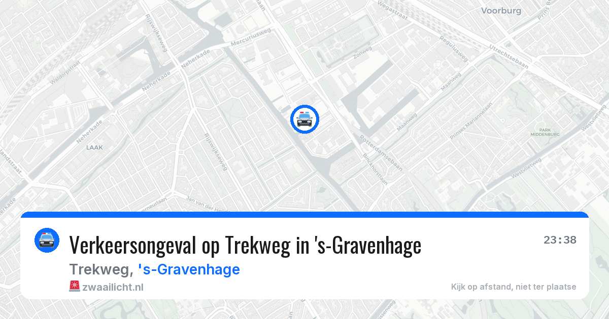 Verkeersongeval op Trekweg in 's-Gravenhage — 3 jun 2026