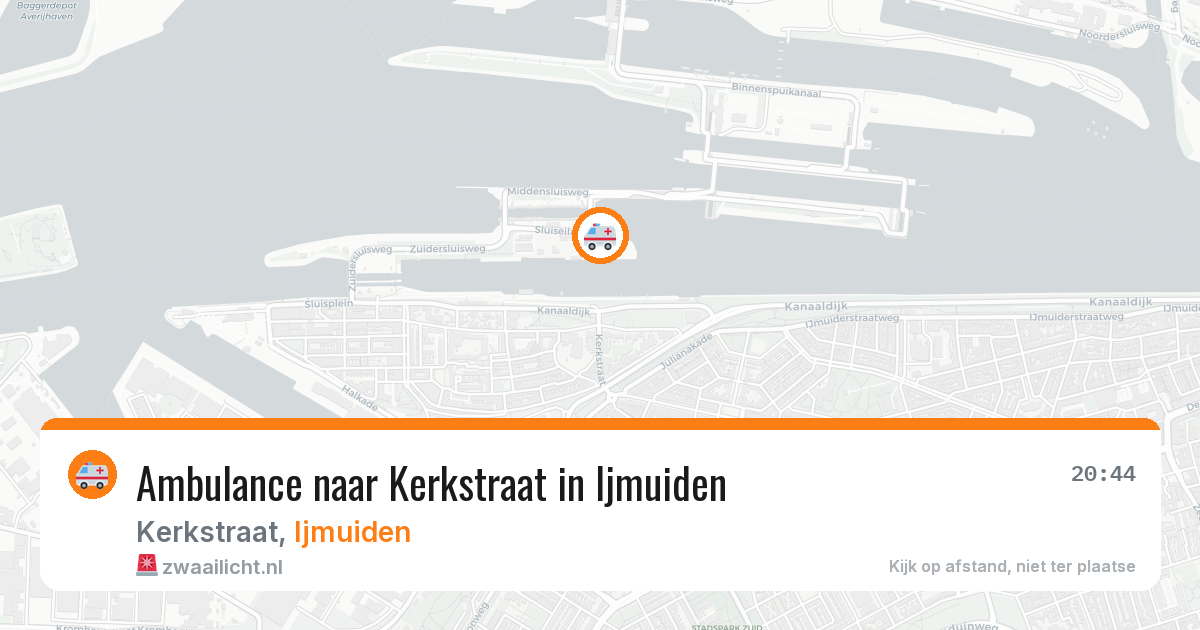 Ambulance naar Kerkstraat in Ijmuiden — 29 apr 2026