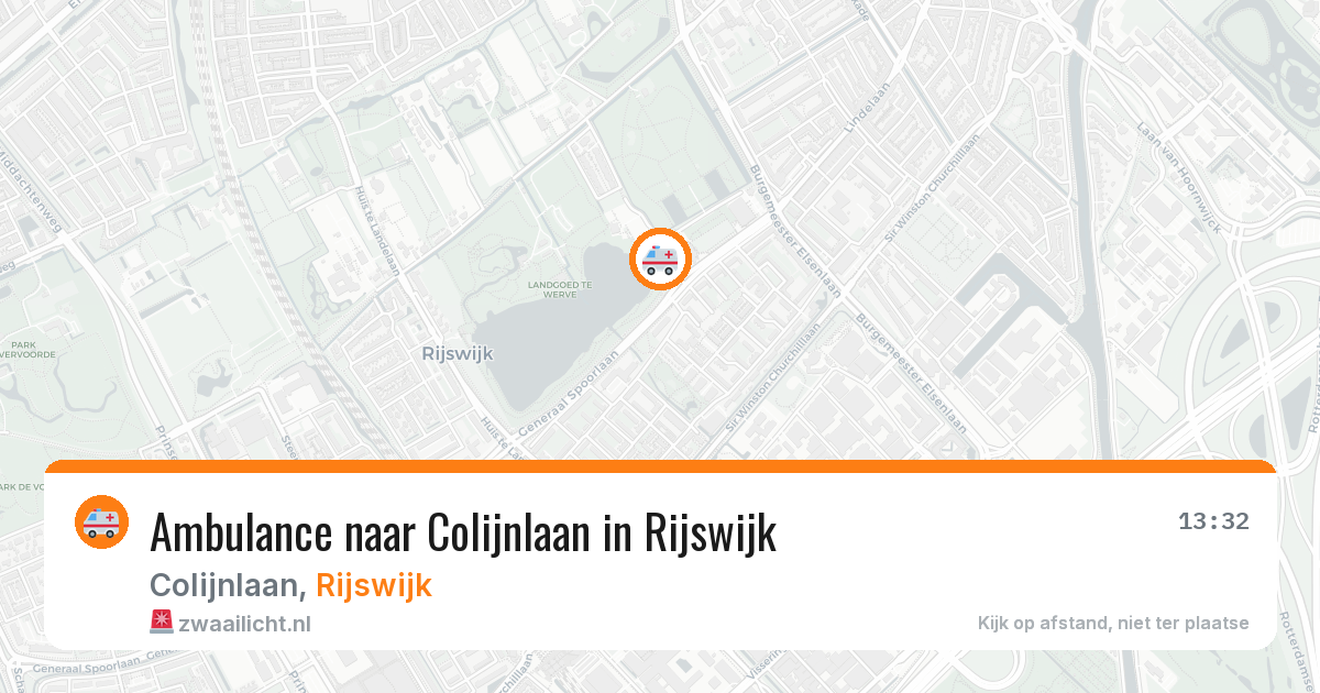 Ambulance naar Colijnlaan in Rijswijk — 30 jun 2026