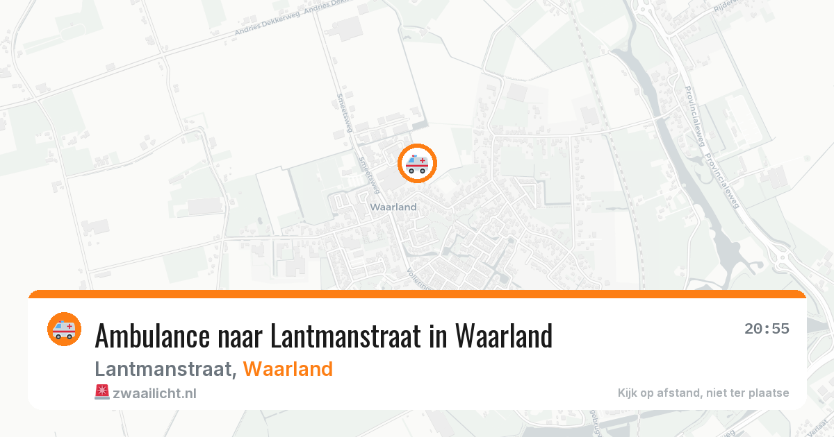 Ambulance naar Lantmanstraat in Waarland — 24 jun 2026