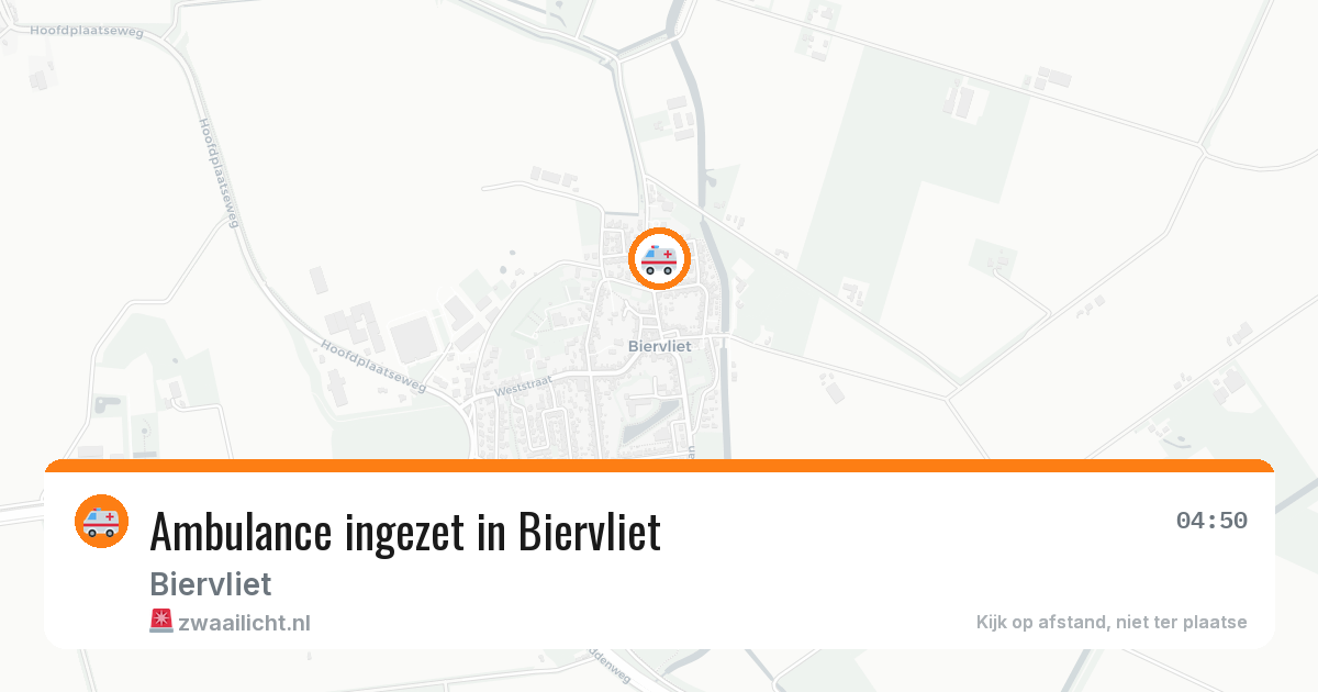 Ambulance ingezet in Biervliet — 28 apr 2026