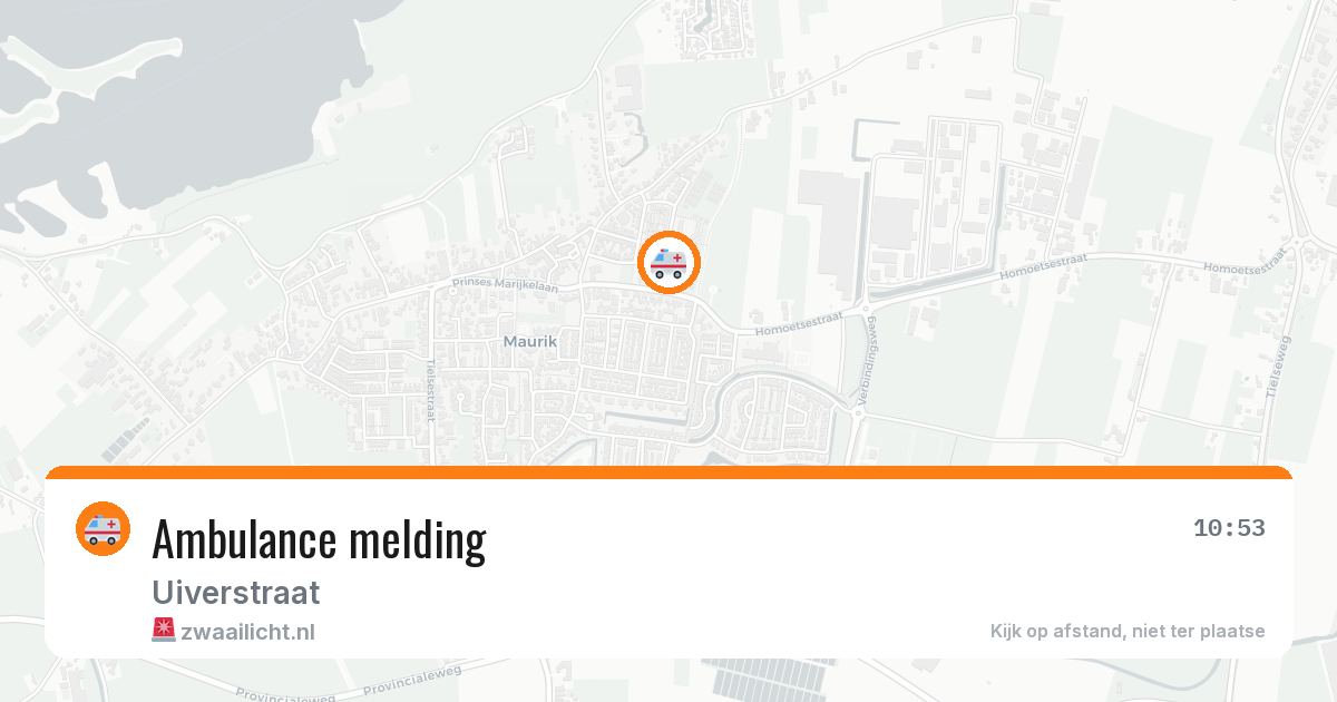 Ambulance melding — 8 feb 2026