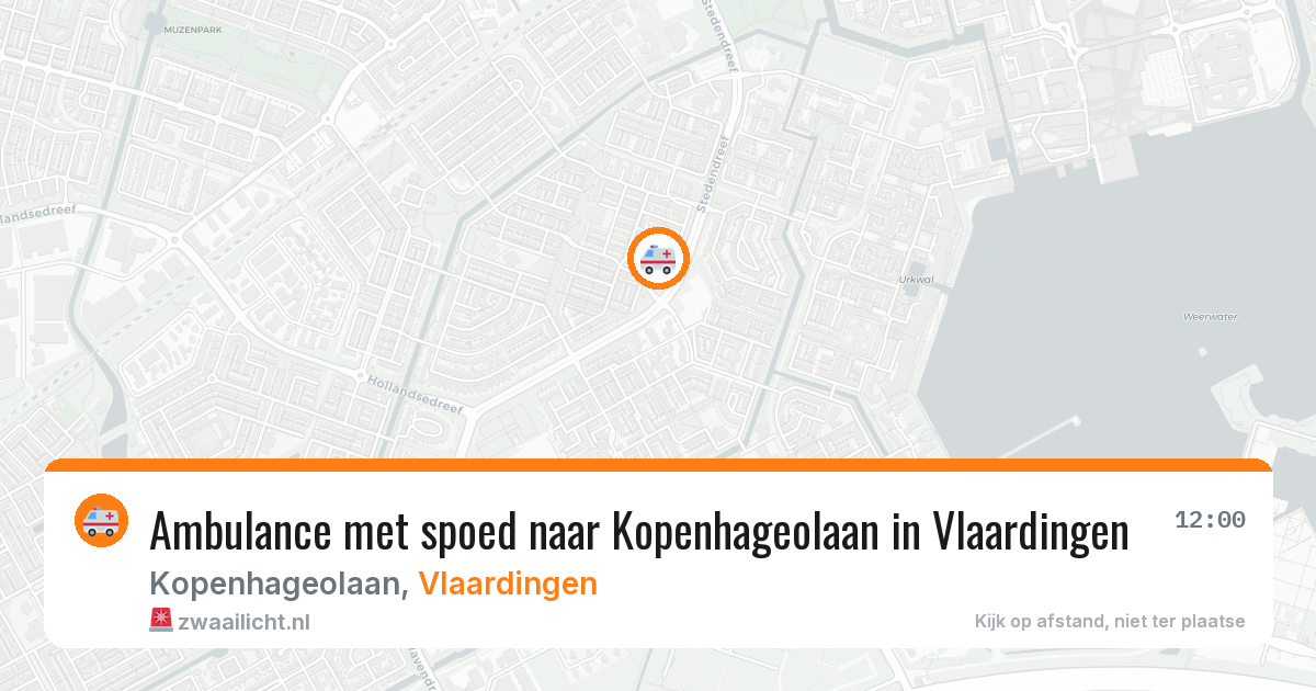 Ambulance met spoed naar Kopenhageolaan in Vlaardingen — 29 jan 2026