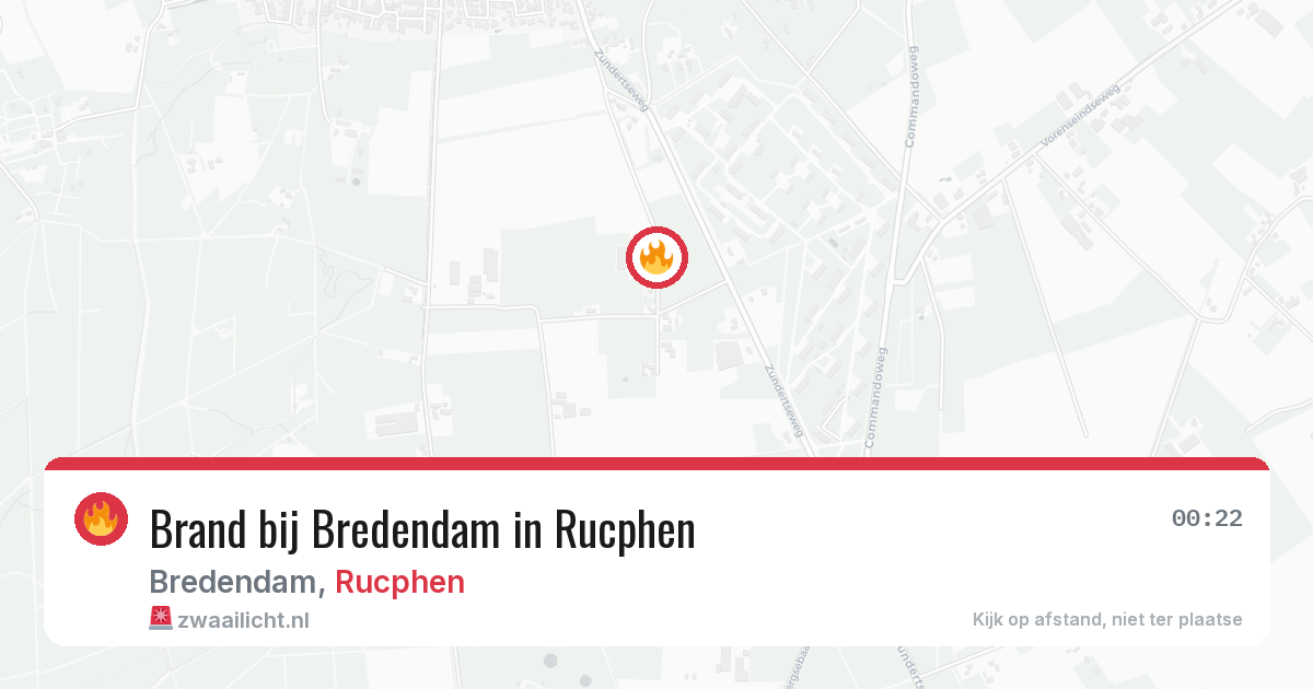 Brand bij Bredendam in Rucphen — 3 jun 2026