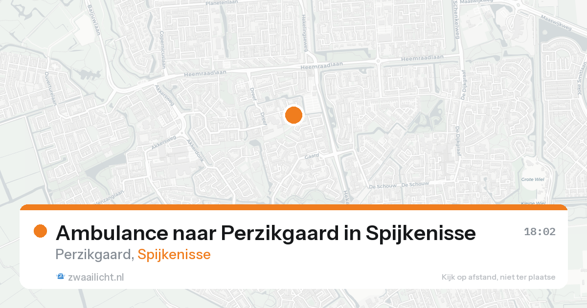 Ambulance naar Perzikgaard in Spijkenisse — 30 jun 2026