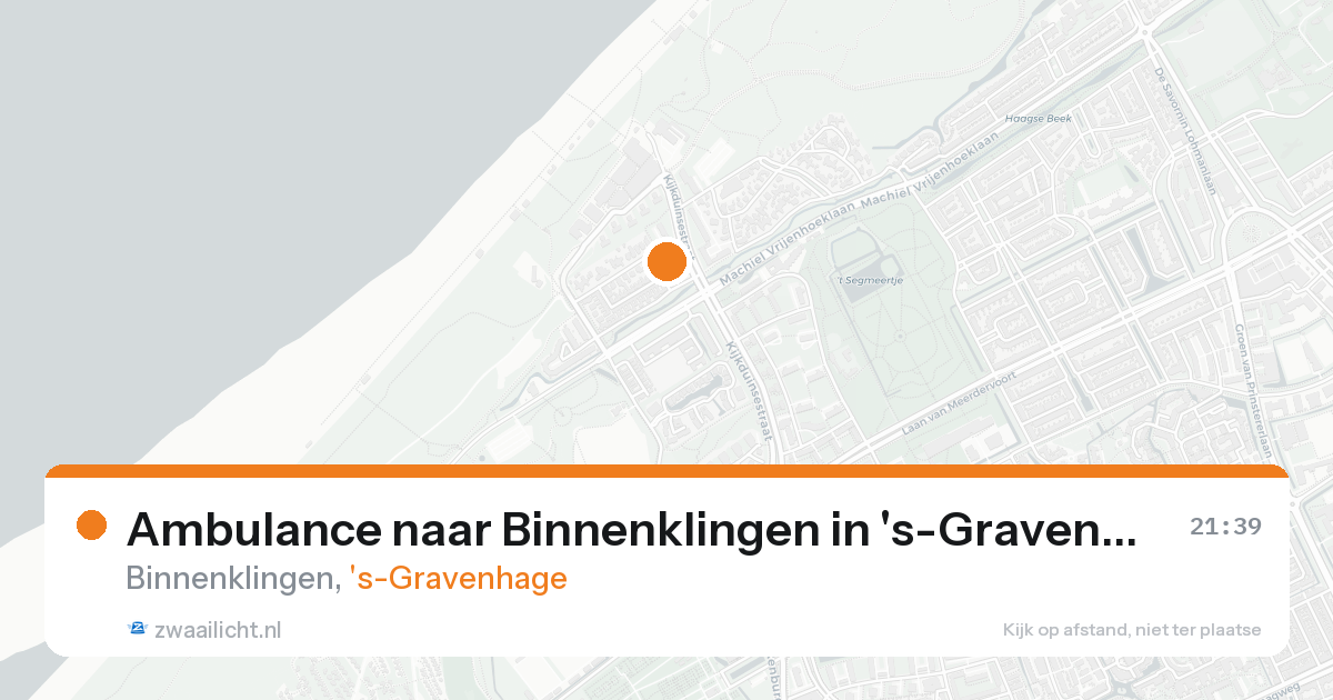 Ambulance naar Binnenklingen in 's-Gravenhage — 24 aug 2026