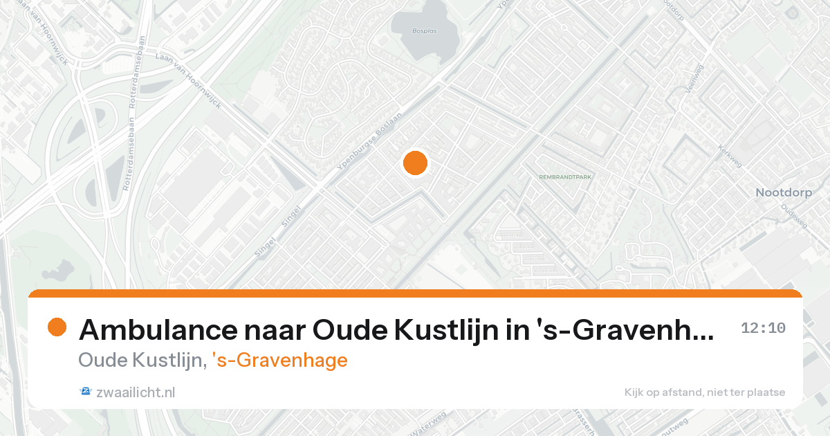 Ambulance naar Oude Kustlijn in 's-Gravenhage — 7 feb 2026
