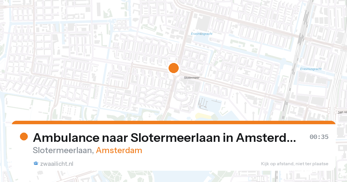 Ambulance naar Slotermeerlaan in Amsterdam — 6 feb 2026