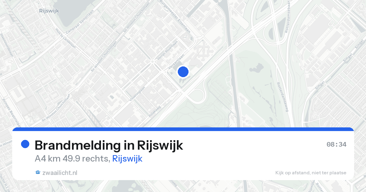 Brandmelding in Rijswijk — 15 aug 2026
