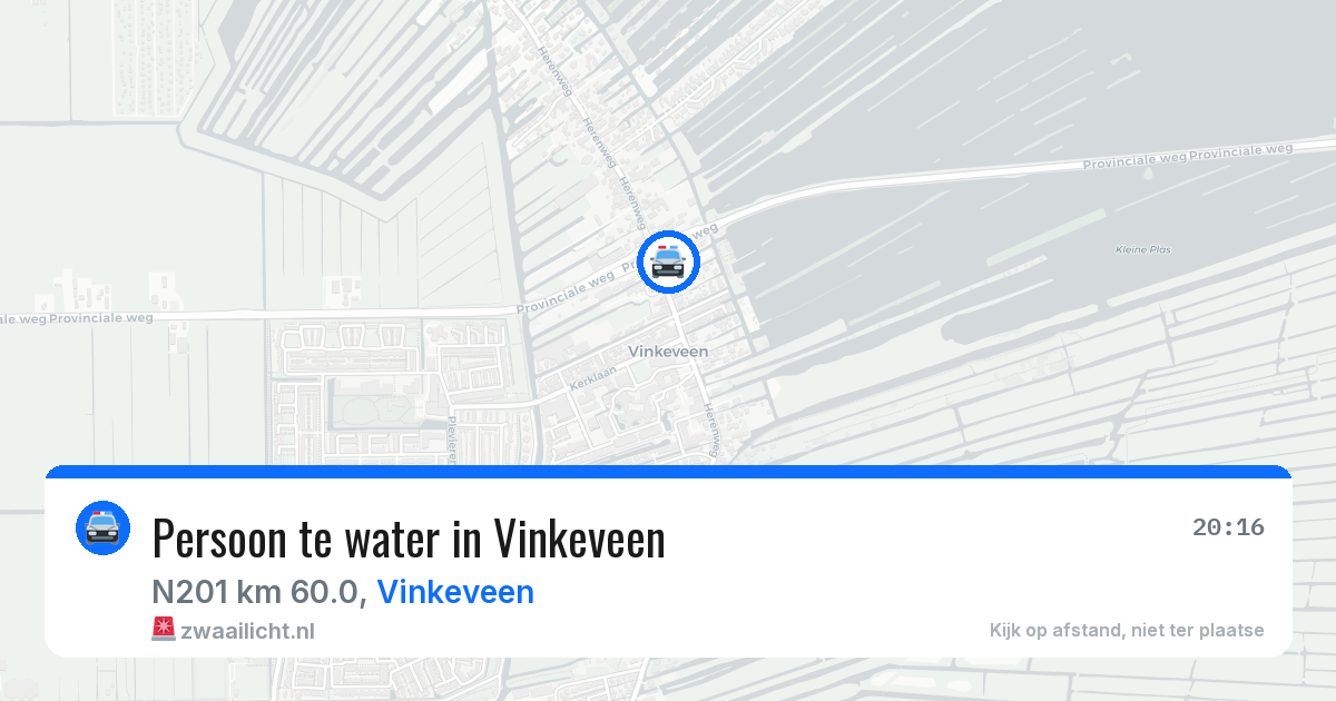 Persoon te water in Vinkeveen — 2 aug 2026