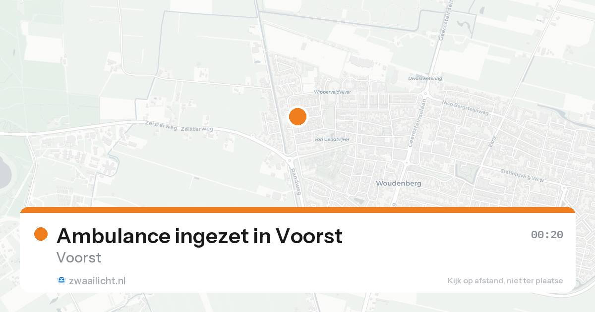 Ambulance ingezet in Voorst — 7 feb 2026
