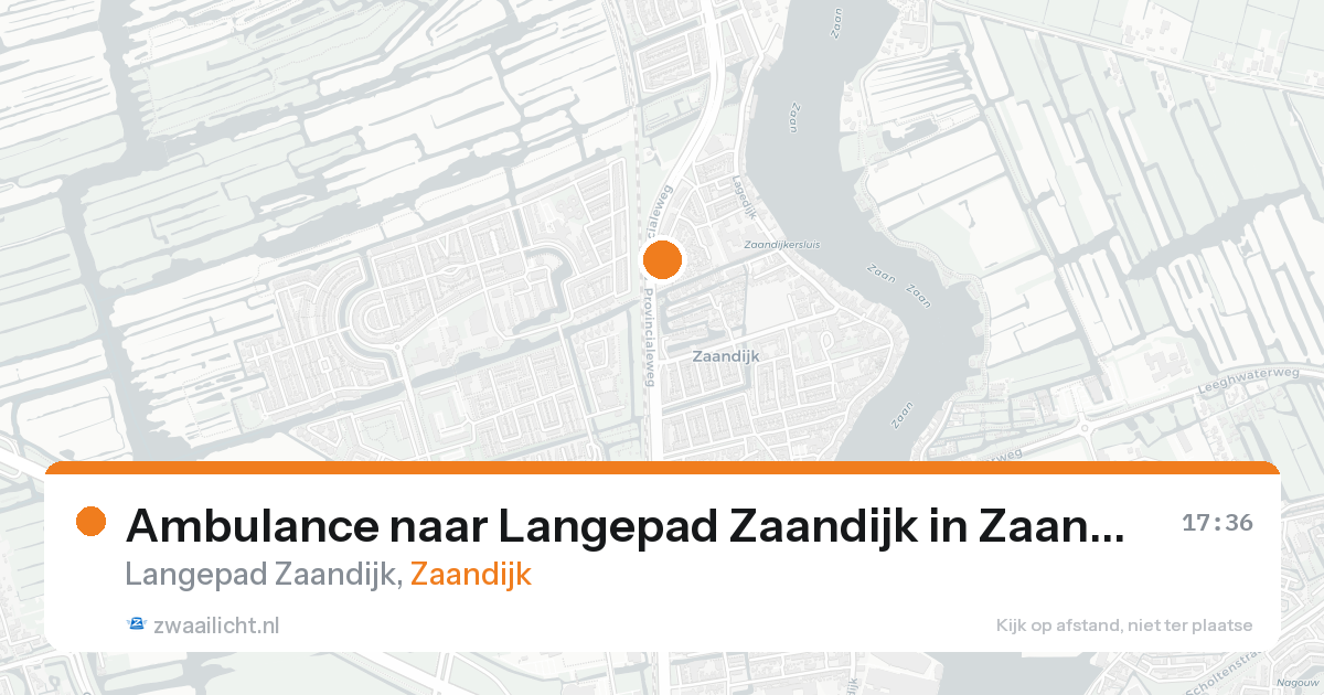 Ambulance naar Langepad Zaandijk in Zaandijk — 31 jan 2026