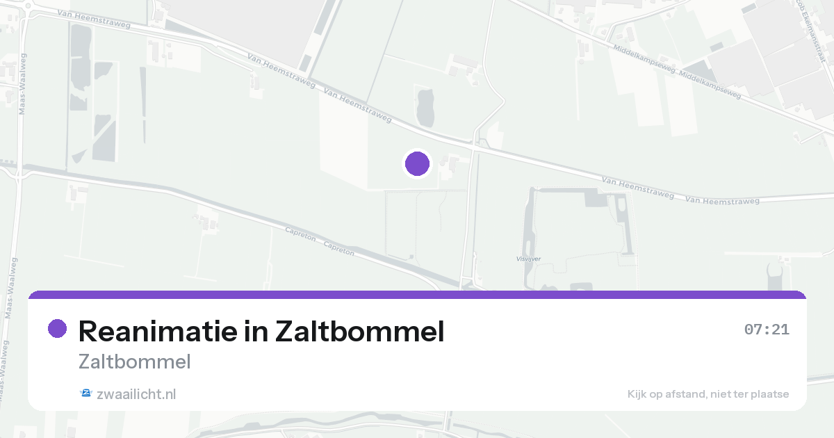 Reanimatie in Zaltbommel — 24 aug 2026
