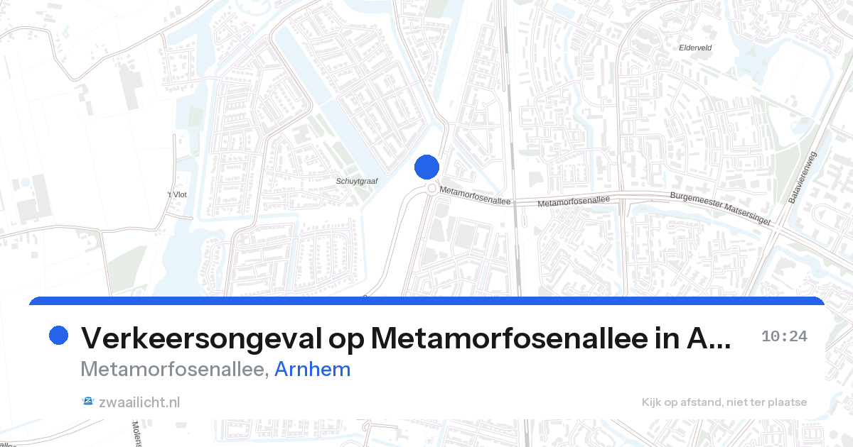 Verkeersongeval op Metamorfosenallee in Arnhem — 28 aug 2026