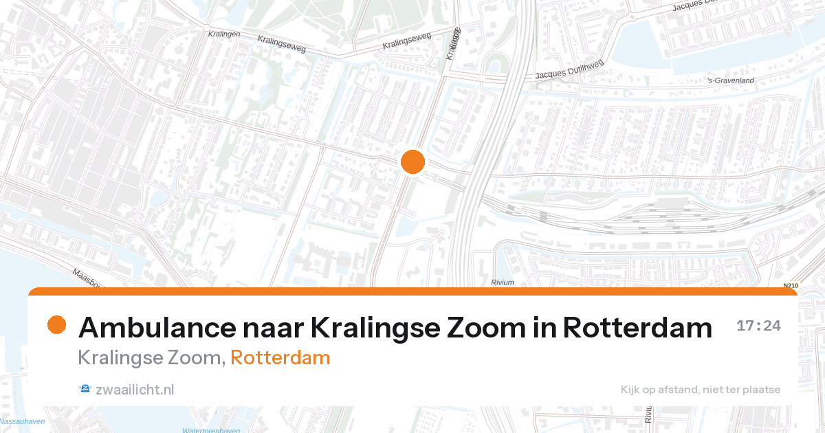 Ambulance naar Kralingse Zoom in Rotterdam — 27 aug 2026