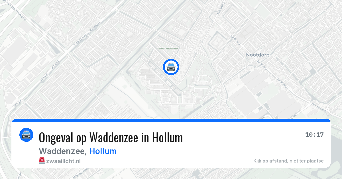 Ongeval op Waddenzee in Hollum — 27 jul 2026