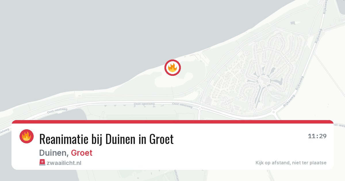Reanimatie bij Duinen in Groet — 10 mrt 2026
