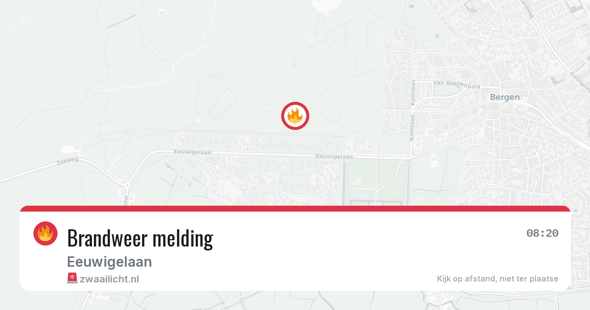 Brandweer melding — 14 jul 2026