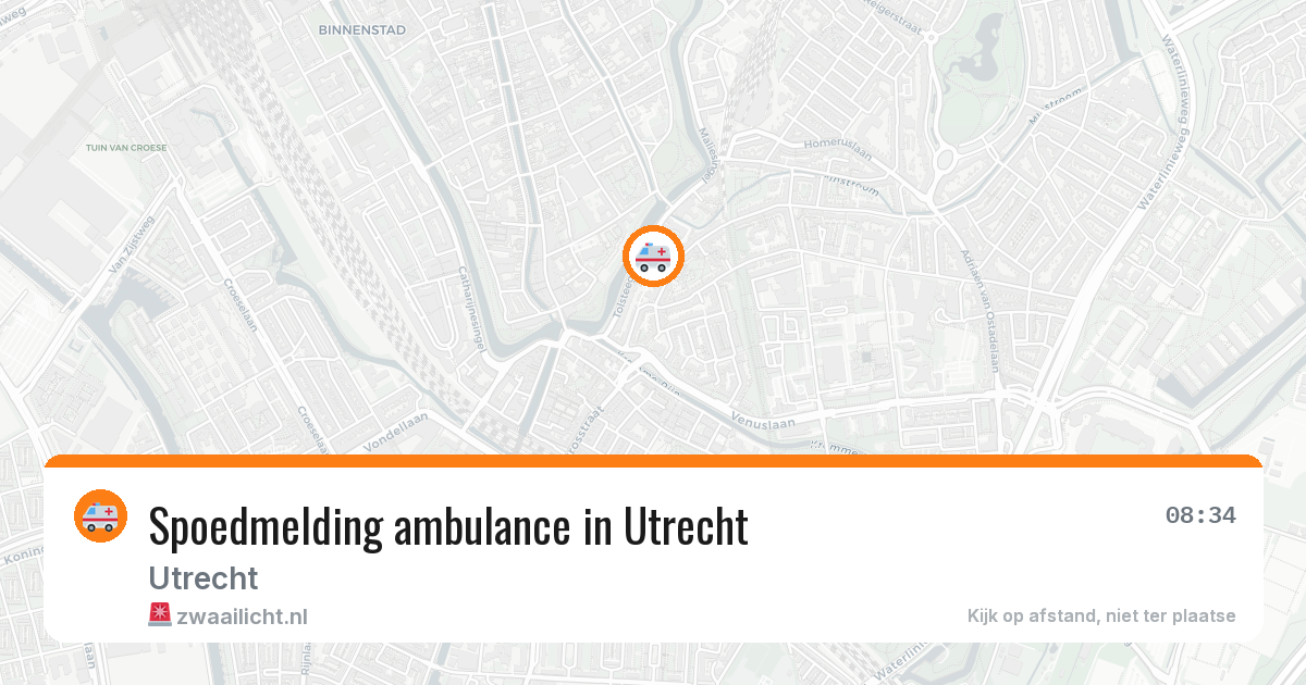 Spoedmelding ambulance in Utrecht — 19 feb 2026
