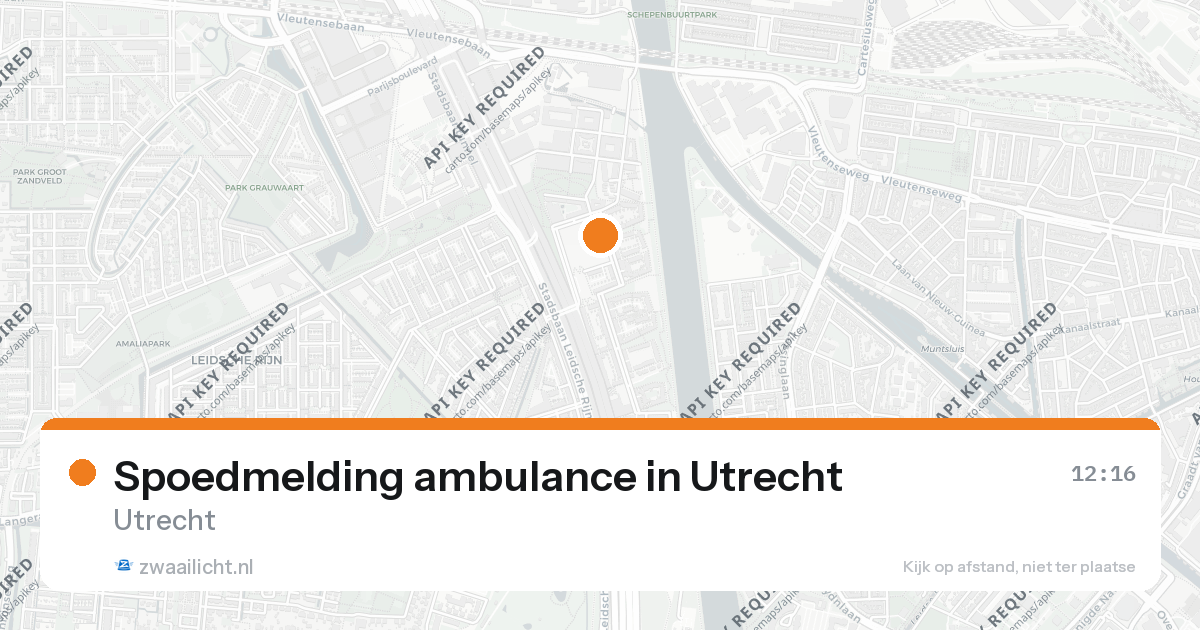 Spoedmelding ambulance in Utrecht — 26 aug 2026